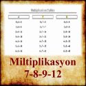 Miltiplikasyon 7-8-9-12